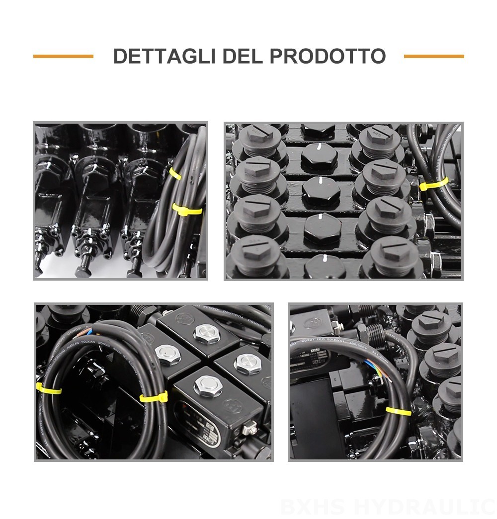 DCV150-10-NPT Manuale ed elettroidraulico 10 Spool Valvola direzionale sezionale